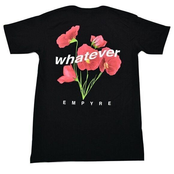 Empyre Mens Black Whatever Forever Tee Shirt Medium, NEW - Picture 3 of 7
